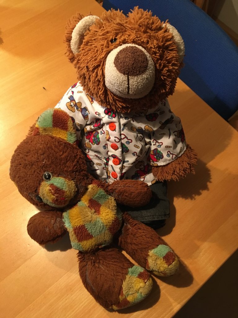 Teddy wil opgeknapt worden.