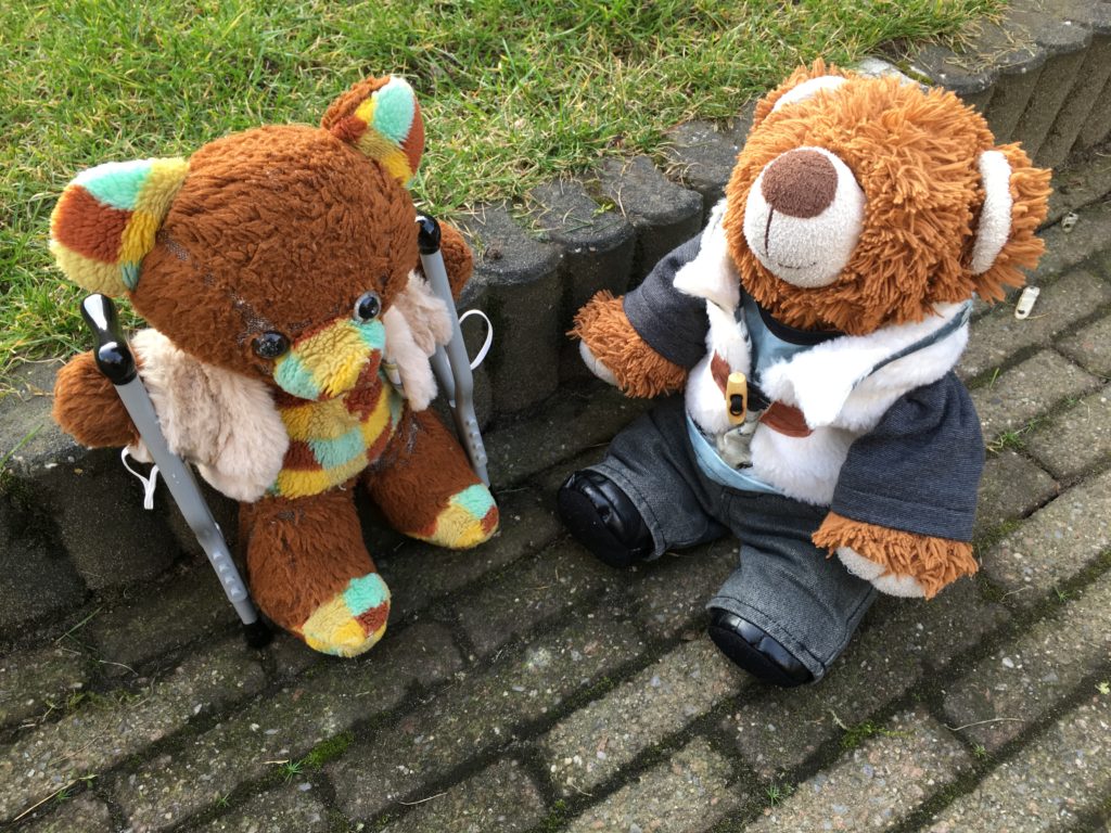 Teddy voelt zich beter!