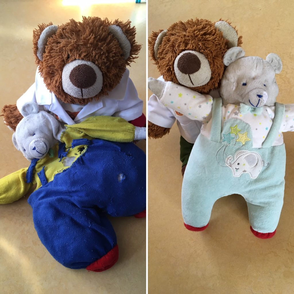 Bannes is weer gerepareerd.