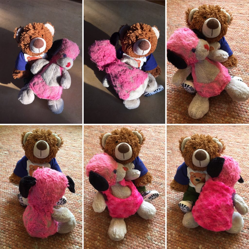 Jozef is weer knuffelbaar.