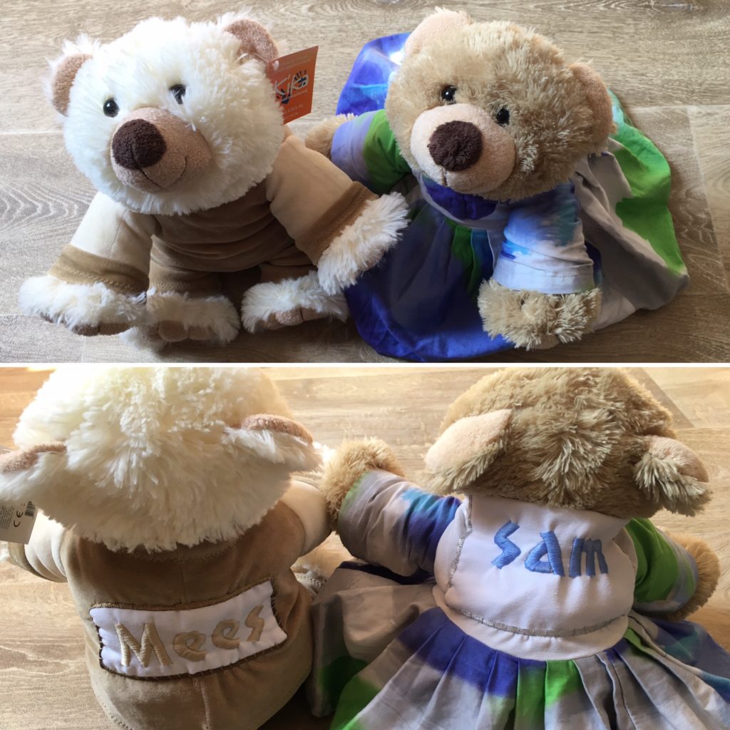 Voor baby Mees en grote zus Sam.