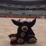 Beer vermomd als stier